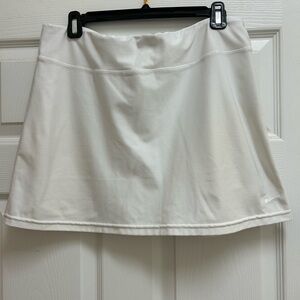 Nike White Athletic Skort